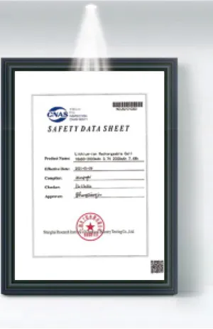 MSDS Certificado