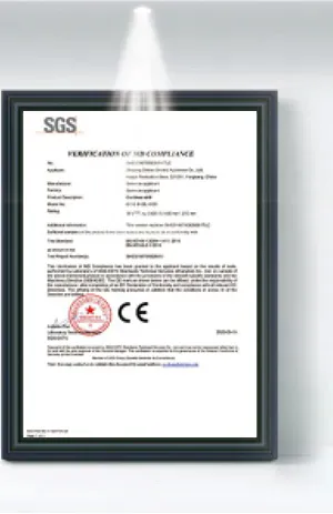 SGS CE Certificado